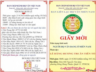 LỄ DÂNG HƯƠNG DÂNG HOA TRI ÂN TIÊN TỔ HỌ VĂN MIỀN NAM