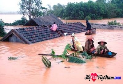 Lũ lụt quê tôi