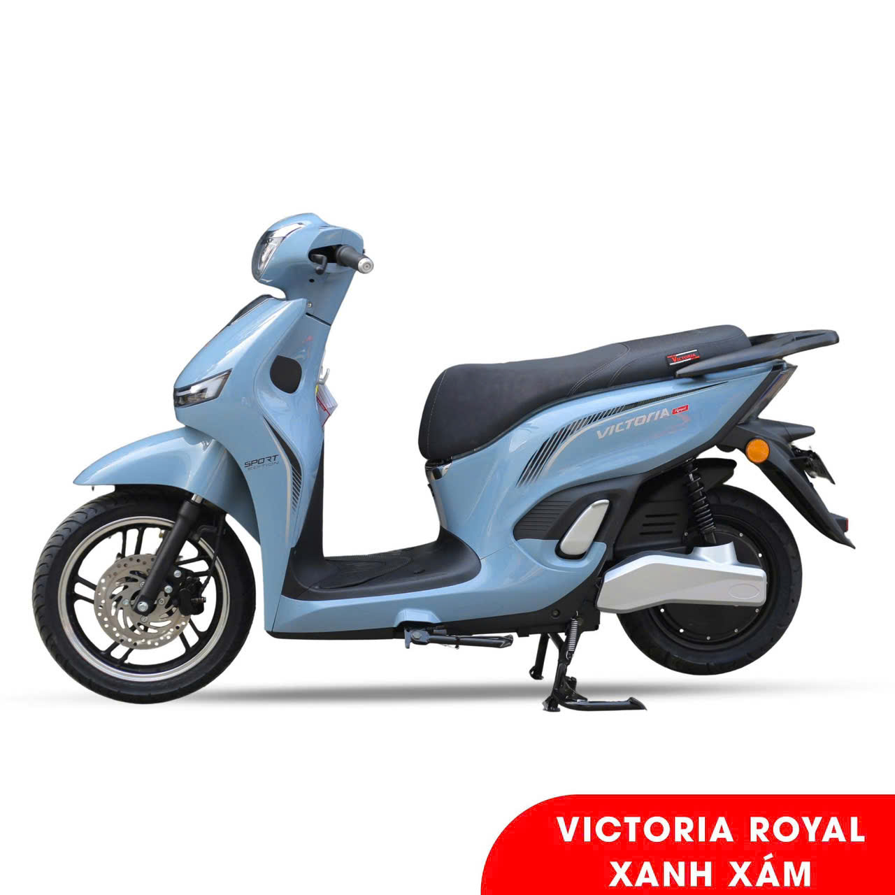 Xe máy điện Victoria Royal - Bao biển số