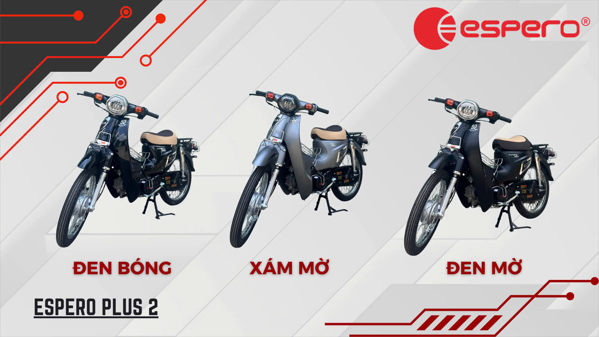 50CC Motorcycle  ESPERO Plus 2