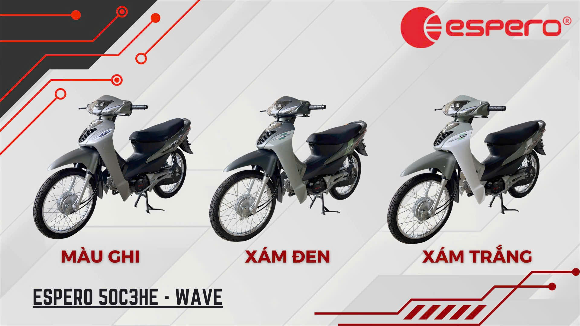 Xe Máy Dưới 50CC  ESPERO 50C3He